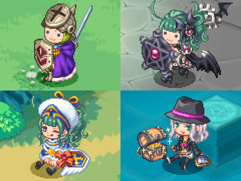 転職する職種に応じて職業特性がつきます。